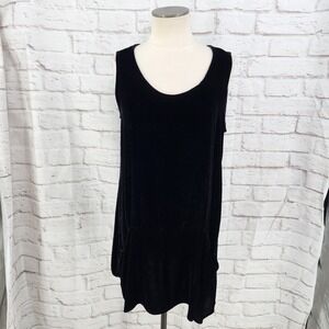 Cut Loose Velvet Tunic Top Whimsigoth Fairy Gothic Silk Blend Artsy Ren Faire S